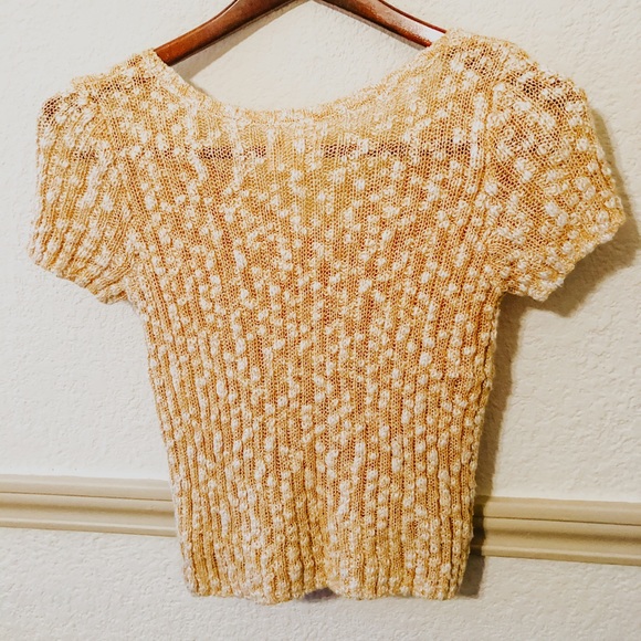 Knit LA Hearts V-Neck Tee - Picture 3 of 3